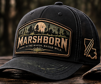 MARSHBORN swamp heritage hat — original design concept